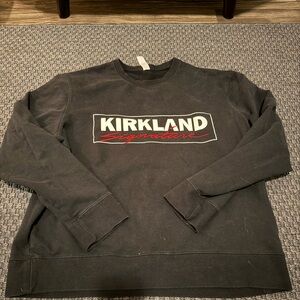 Kirkland Signature Men's Dark Gray Crewneck Sweater